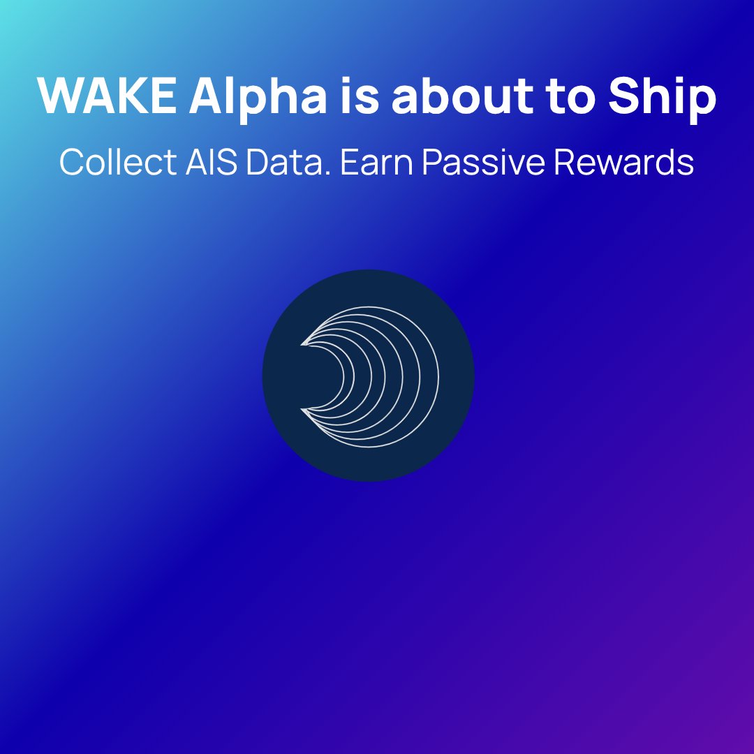 🌊 What if your Raspberry Pi could earn you passive income just by listening to ships?

WAKE is a new DePin project rewarding people to collect AIS signals, broadcasts used globally by the maritime industry.

Here's how it works 🧵👇