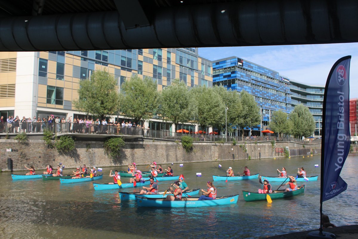 Young_Bristol's tweet photo. #25for25 - 17 hours completed, 8 hours to go! 💦👏 

Over 200 people from @BurgesSalmon are taking on the 25-hour continuous canoe relay, raising vital funds for our centre as part of our 25th anniversary.

➡️ https://t.co/2lPeFUmOLM 

#youthcharity #makeadifference #bristol https://t.co/09qpTUMYaB