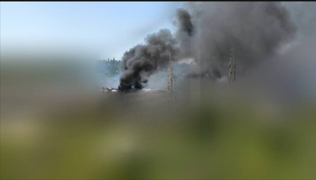 🇷🇺🇺🇦🔥 Ещё кадры после прилёта в Кривом Роге. Часть города без света.