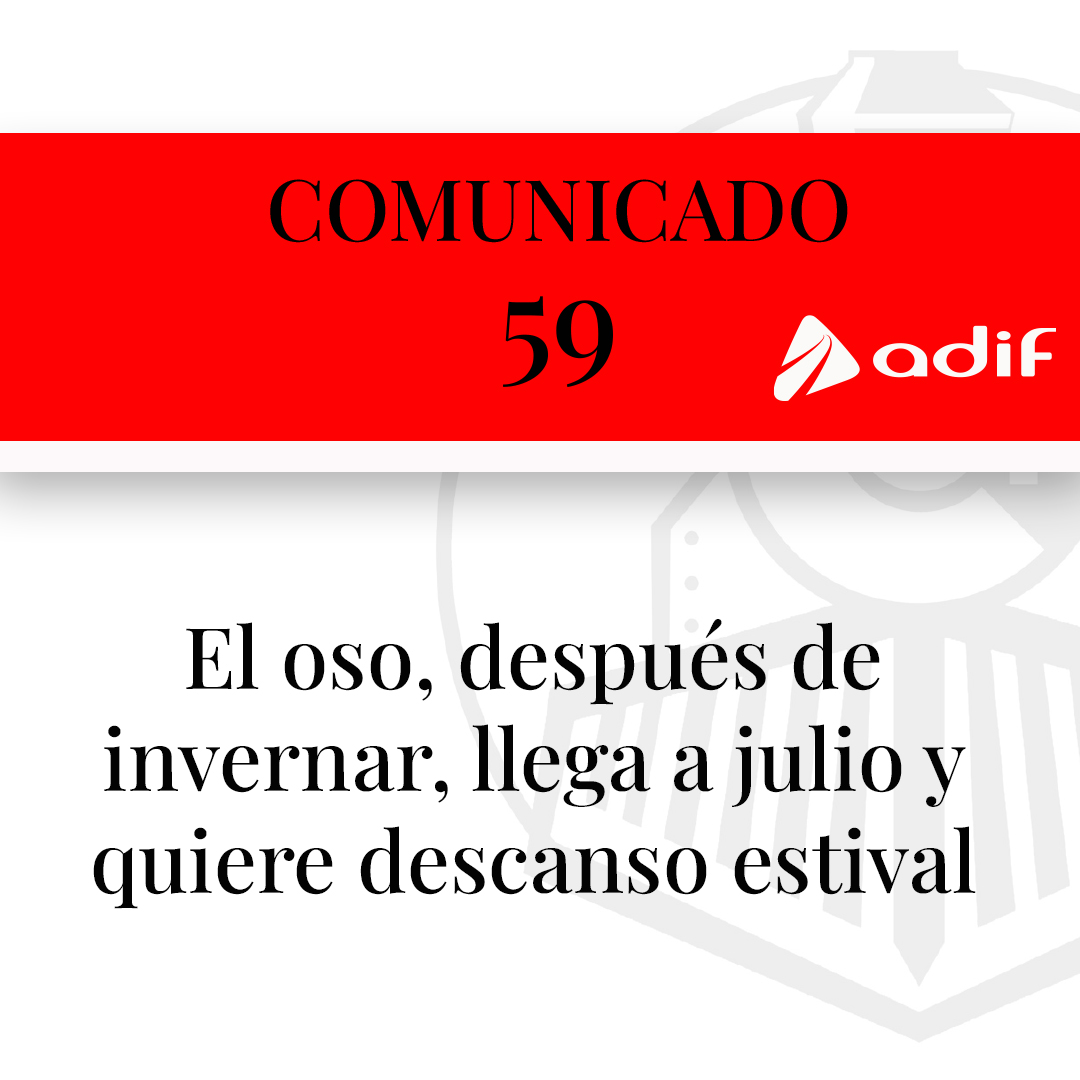 🐻🍯 Los osos pueden llegar a ser muy perezosos. El de Adif sigue holgazaneando en vez de buscar el dinero de la ordenación profesional

💬💬💬 En la reunión de la Comisión Negociadora del III Convenio, volvió a divagar sobre ordenación profesional. 

⌛️ La dirección no entiende