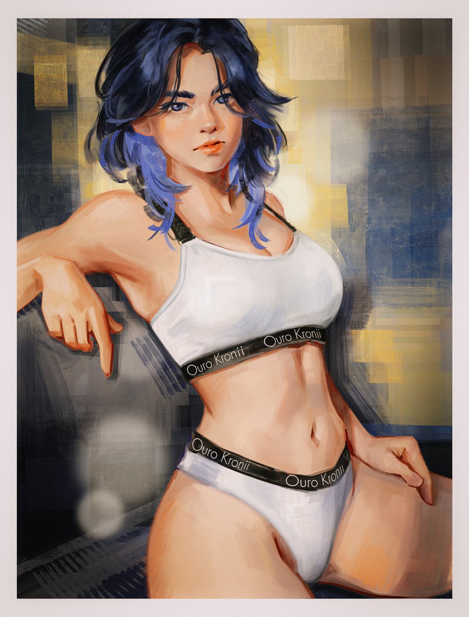 mercstiew's tweet image. Ouro Kronii
I've more or less done Myth (thinking of revisiting some portraits after I've done all of EN)
Onto PROMISE!
As thanks for all the love I wanted to do something a bit fanservicey BUT hopefully tasteful 😛😇
SO hence Lingerie series
#kronillust
#HololiveEN
6/20
