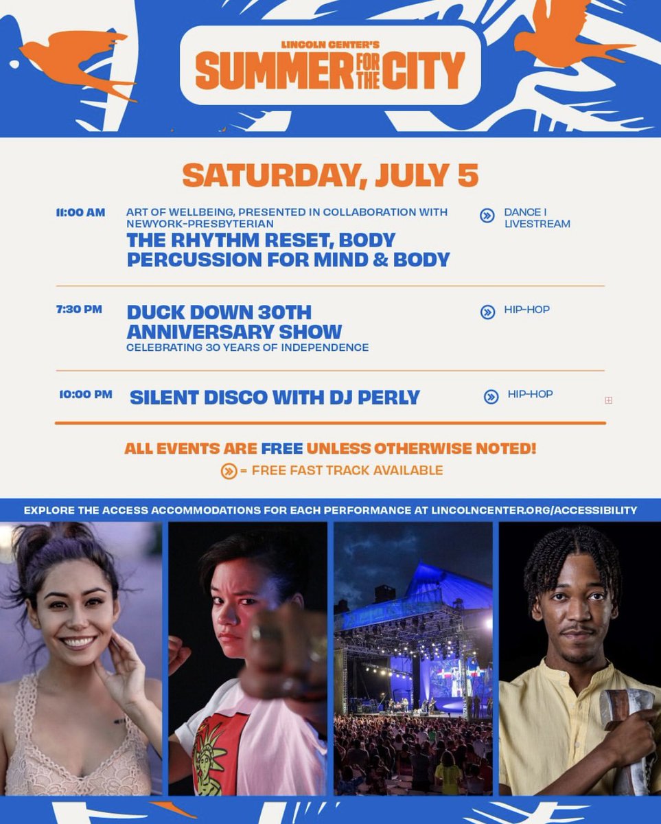DJ Perly (@djperly) on Twitter photo NYC catch me this Saturday July 5th <a href="/LincolnCenter/">Lincoln Center 🪩</a> under the giant 10ft disco ball for Summer in the city Silent Disco! Find me right after the DuckDown 30th Anniversary show & vibe out to classic NYC Hip Hop summer vibes🔊 come in peace & see you out on the dance floor! NYC catch me this Saturday July 5th <a href="/LincolnCenter/">Lincoln Center 🪩</a> under the giant 10ft disco ball for Summer in the city Silent Disco! Find me right after the DuckDown 30th Anniversary show & vibe out to classic NYC Hip Hop summer vibes🔊 come in peace & see you out on the dance floor!