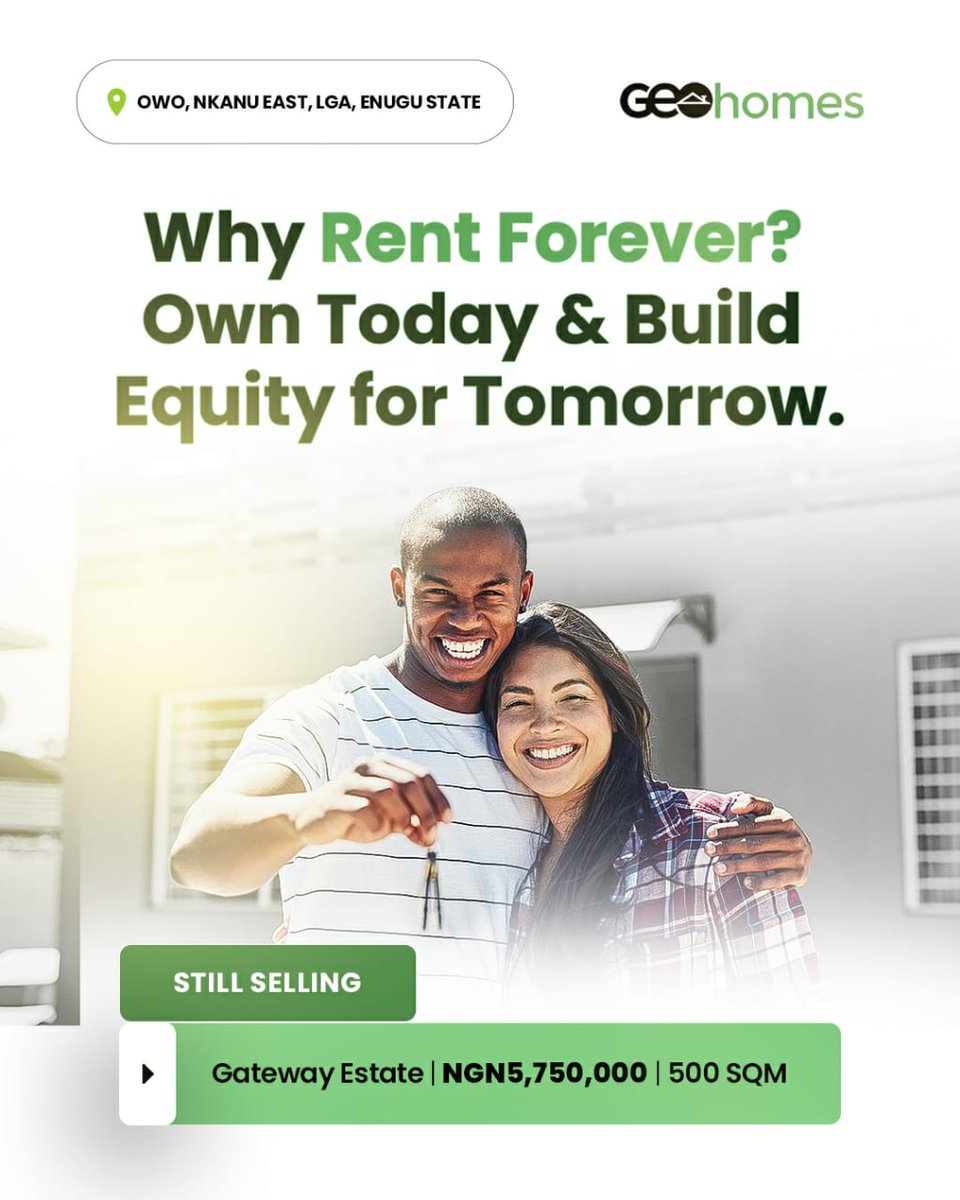 geohomes_'s tweet photo. Gateway Estate is on high demand now. Please don't miss this golden opportunity 🏠🤲🏾 https://t.co/043jEI9qn4