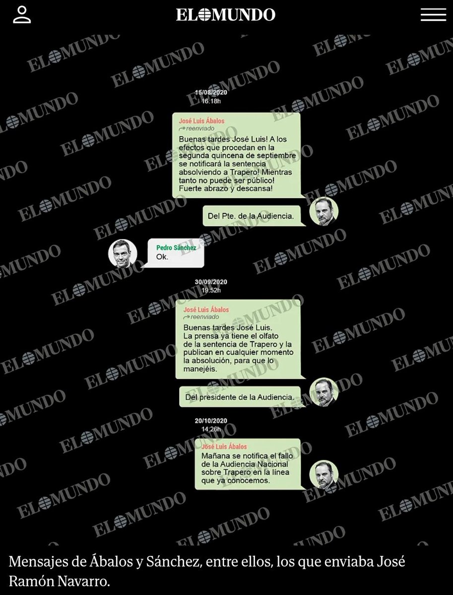 Mientras sancionaban a los guardias civiles que consultaban en bases de datos la matrícula del coche en el que huyó Puigdemont, el jefe de la Audiencia Nacional filtraba a Sánchez la absolución del Mayor Trapero de los Mossos para que pudiera manejar la información privilegiada.