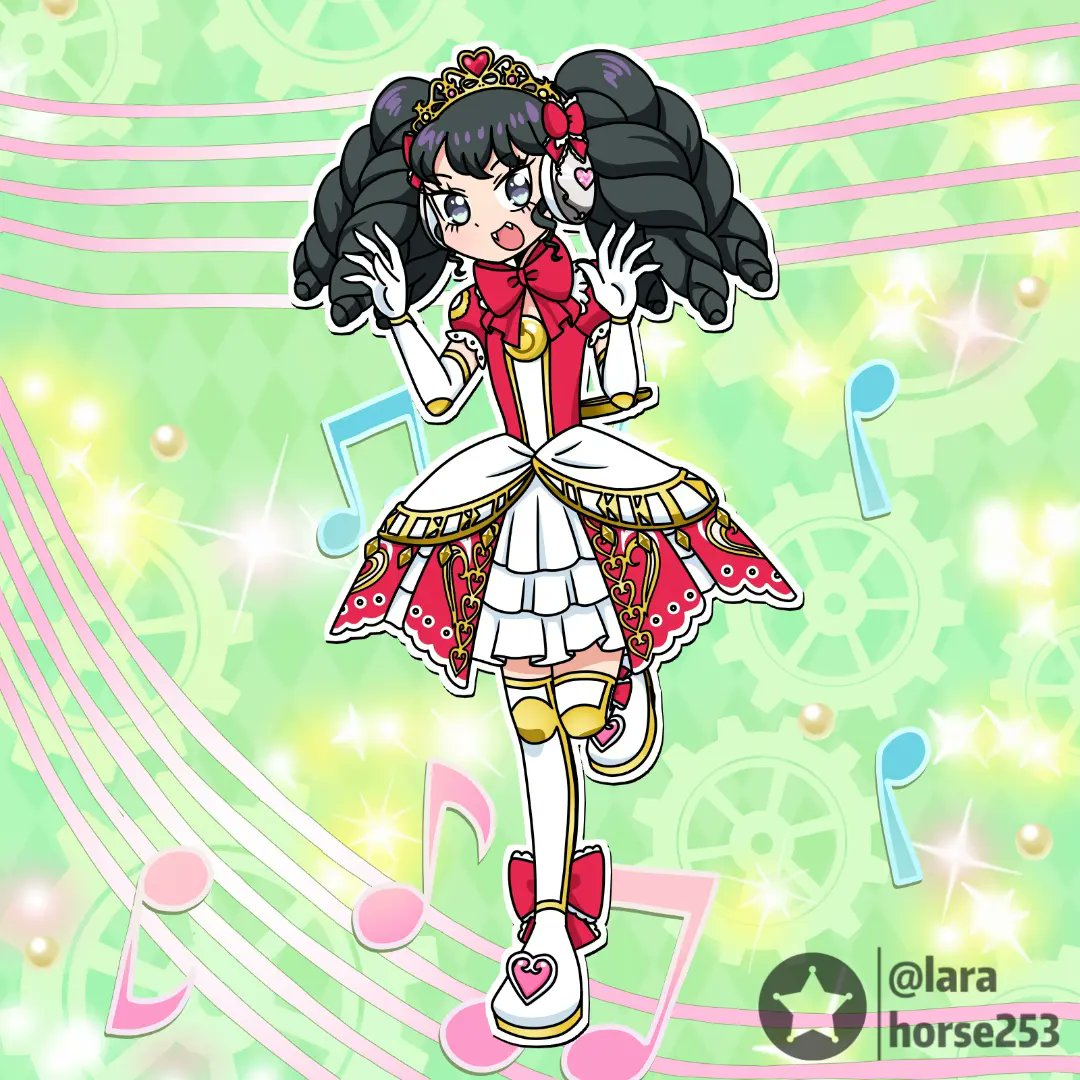 プリパラ プロモ ナイトメアイエローコーデ みちる あろま みかん ガァルル プリパラ プロモ ナイトメアイエローコーデ みちる あろま