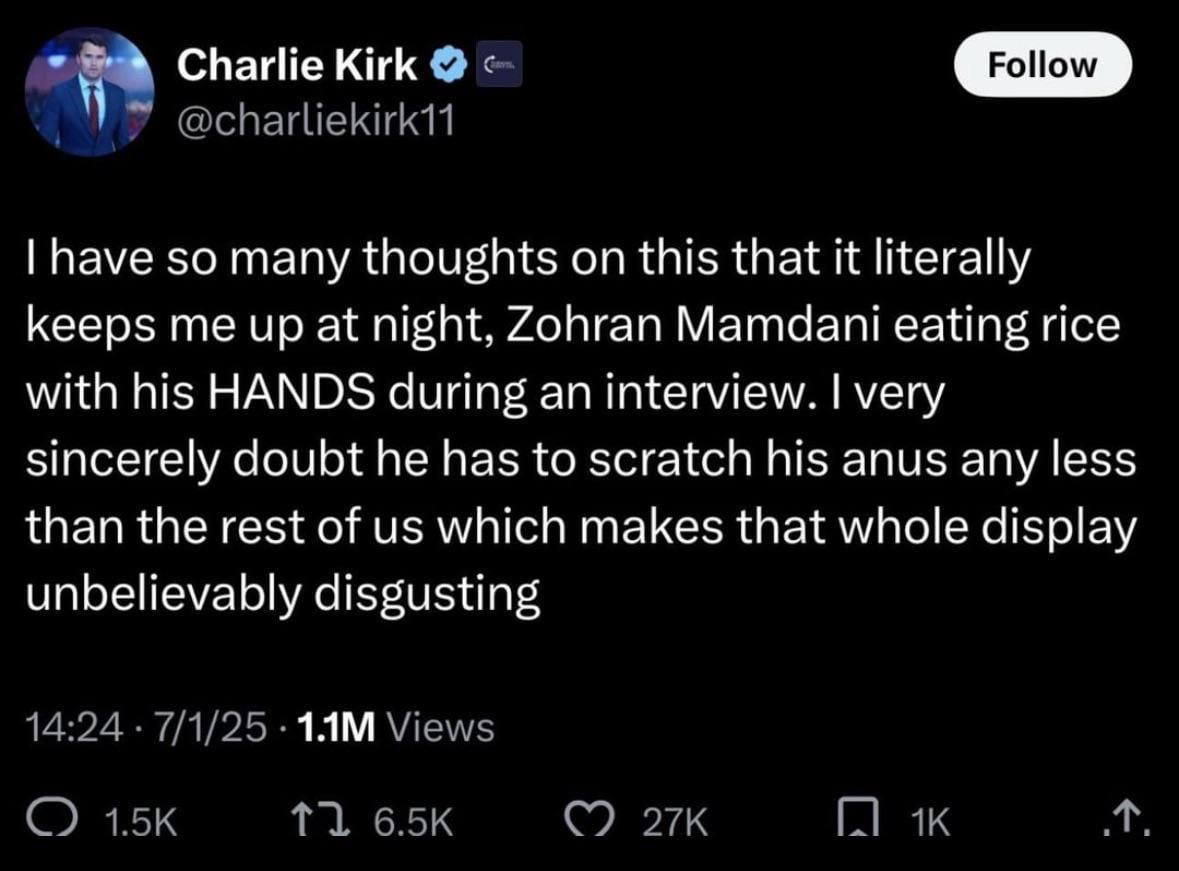 why did you delete this <a href="/charliekirk11/">Charlie Kirk</a>????