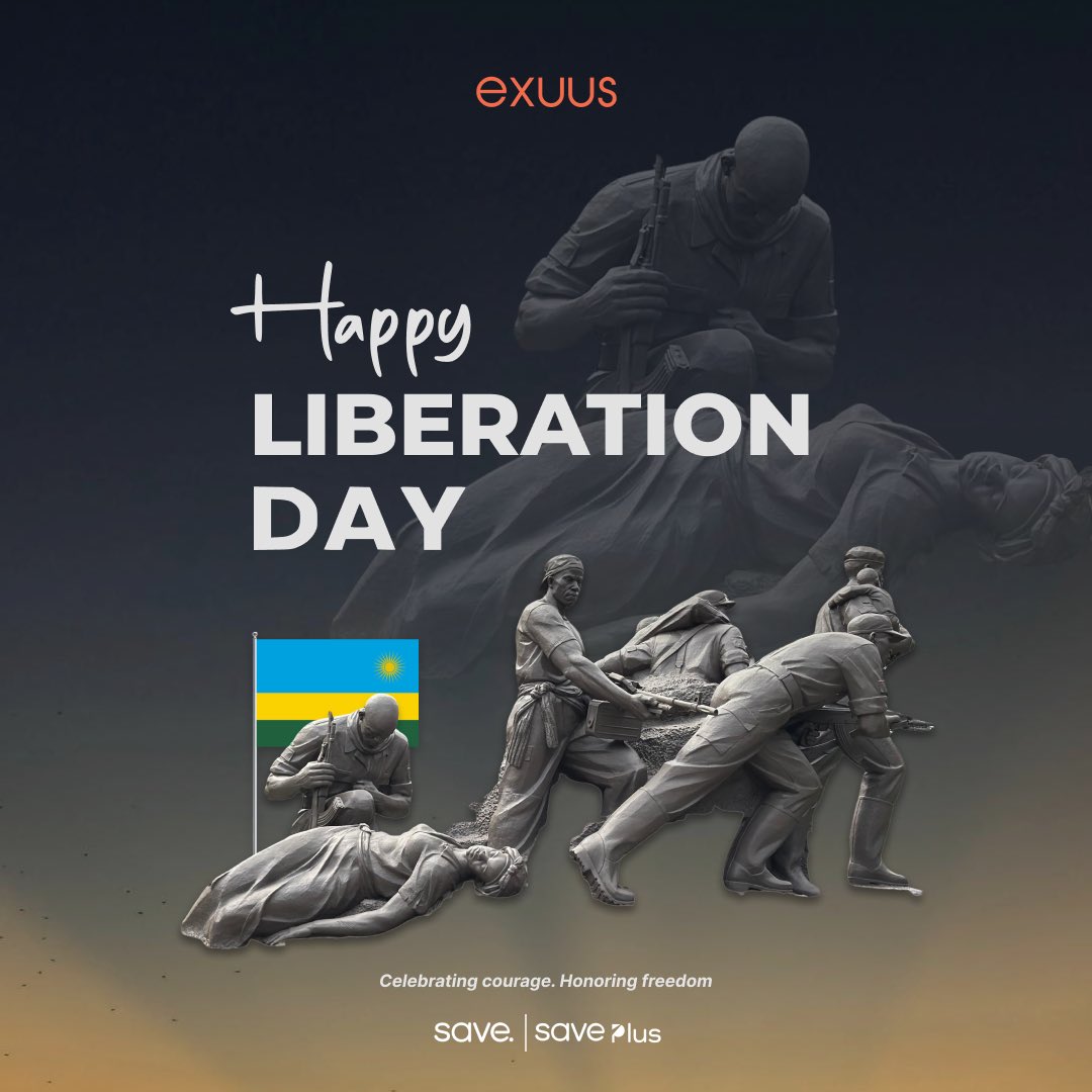 Happy Liberation day #Rwanda 🧡

Today, we honor all the brave men and women  whose sacrifice gave birth to a new hope, a new home, a new future… a new and greater Rwanda! 

Here’s to building a future rooted in unity, progress and dignity. Imihigo irakomeje!

#Kwibohora31