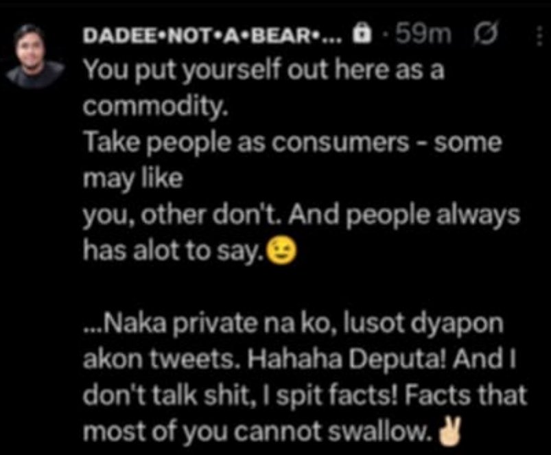 patola ako for today’s videyow

what the fuck is your problem <a href="/DadeeBCD/">ᴅᴀᴅᴇᴇ•ɴᴏᴛ•ᴀ•ʙᴇᴀʀ•ʙᴄᴅ</a> do you find satisfaction in trying to destroy other people’s confidence? just who the fuck do you think you are?