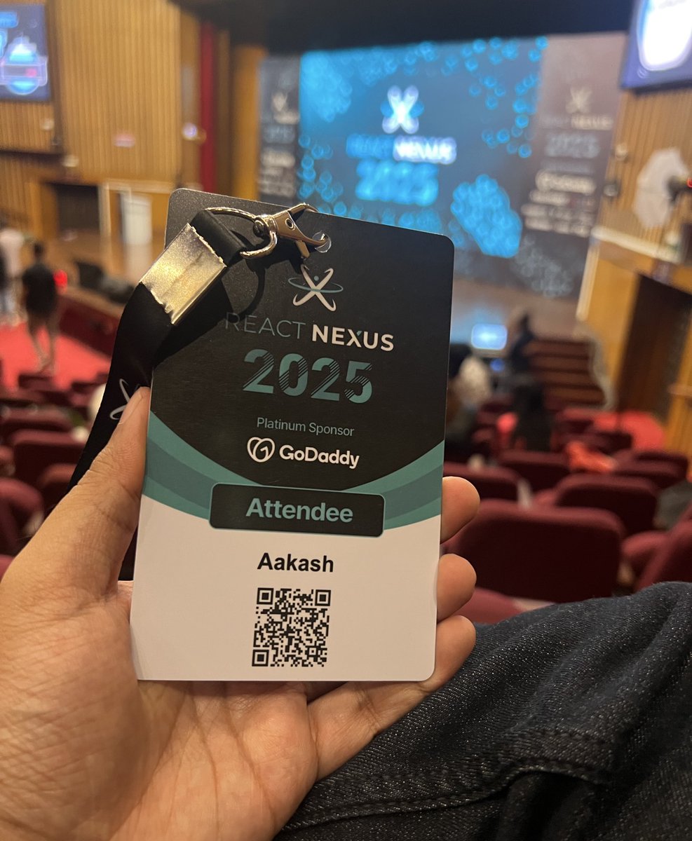 skyjoshii's tweet image. React Nexus Day 2 🚀 lessgoooo 
#ReactNexus2025 #React