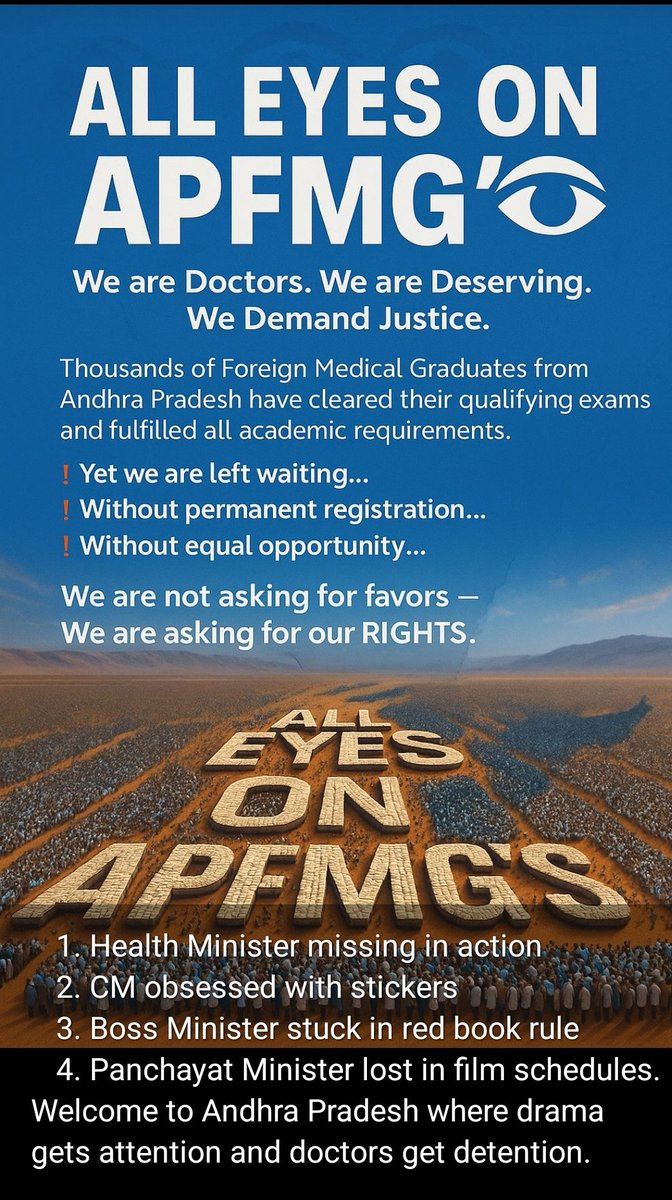 javedsh12835303's tweet image. #SAVEAPFMGS 
#WeStandWithDoctors 
#justiceforfmg 
#kutamiexposed
#failedapgovernment
@we_ysrcp 
@YSRCPAmerica 
@ysrcpanalytics 
@YSRCParty 
@ysjagan 
@YSBharatiReddy 
@YSRCPEurope 
@YSRCPStudtWing