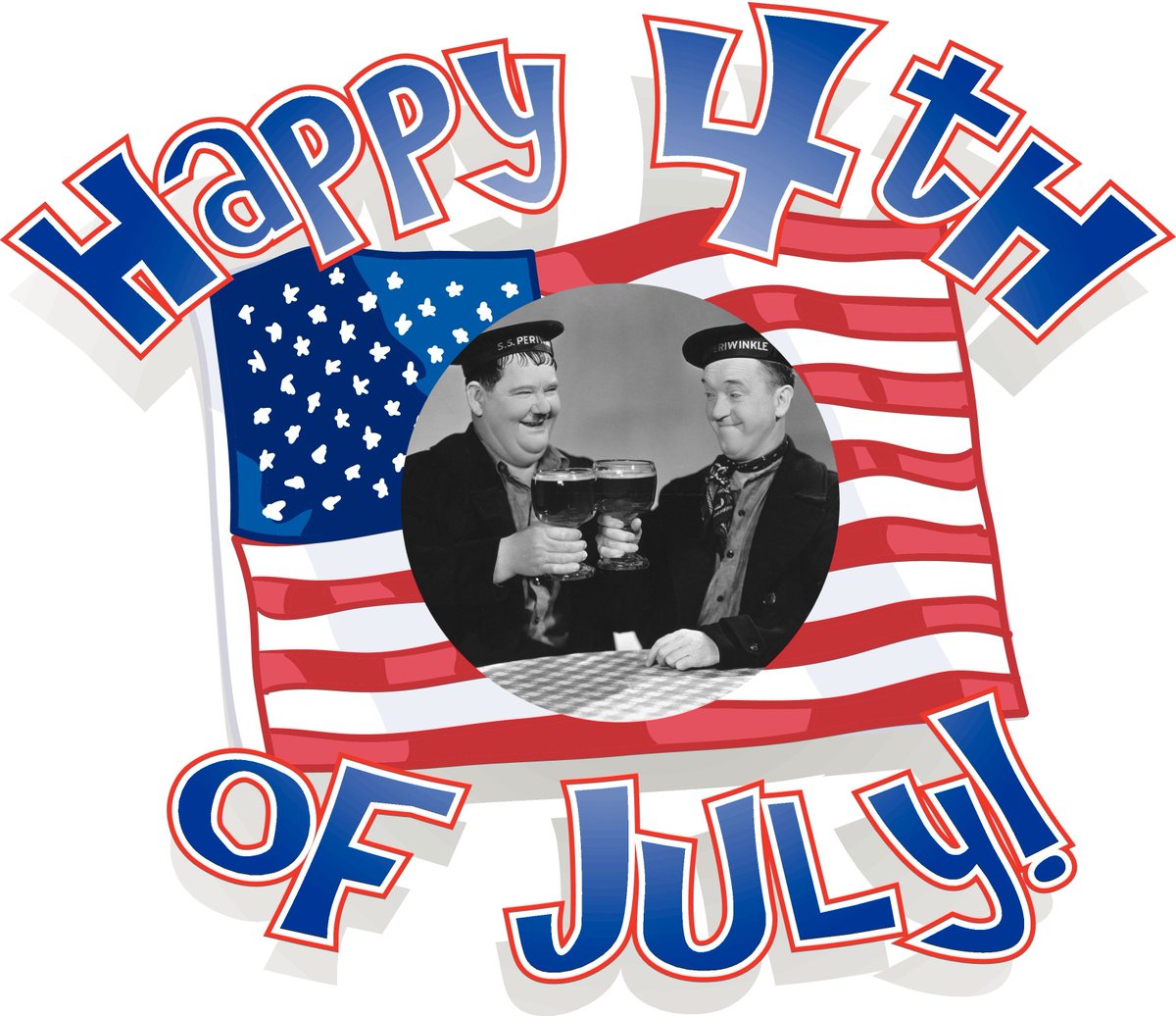 #July4th  #laurelandhardy Wishing our USA friends a fun day :-)