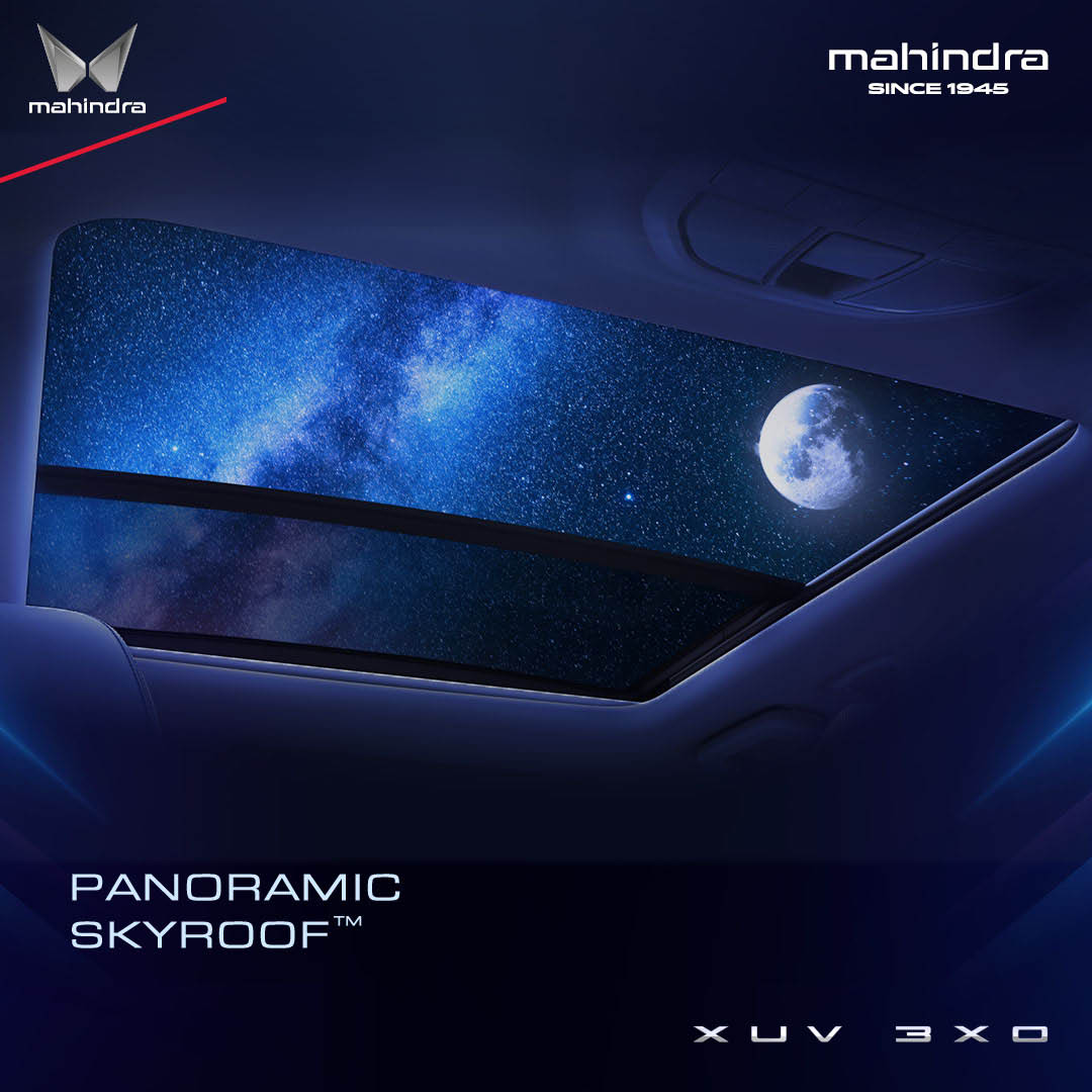 MahindraAus's tweet photo. Enjoy uninterrupted views with Skyroof™ (AXL7 only).
Visit https://t.co/U3iWsRKlOj
#XUV3XO #DesignedForMore #MahindraAustralia https://t.co/C1QTgx5iKf