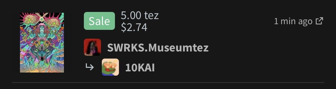 Some Editions Sold to awesome <a href="/10kai_nft/">Tenkai</a> #SKOP FAM 🐸💀🤍
Thankyou so much for your support brother!🫂❤️‍🔥🙏🏽