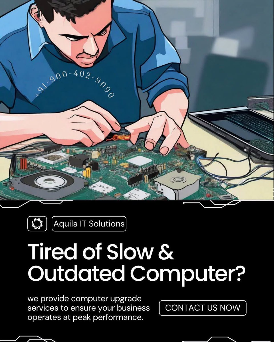 AquilaHelpdesk's tweet photo. Our laptop upgrade services in Mumbai can breathe new life into your machine, making it faster and more efficient than ever. Say goodbye to frustrating lag and hello to seamless productivity!

#LaptopUpgrade #laptopupgrades #laptopupgradessd #RAMupgrade #SSDInstallation https://t.co/Hdp9R6njpo