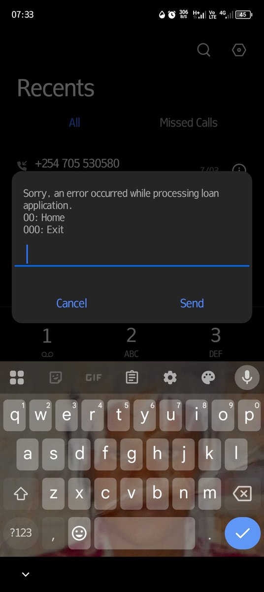 aiko_sammy's tweet photo. @HELBpage Inasema any error occurred while processing loan application itakuwaje sasa https://t.co/g911mhNZS9
