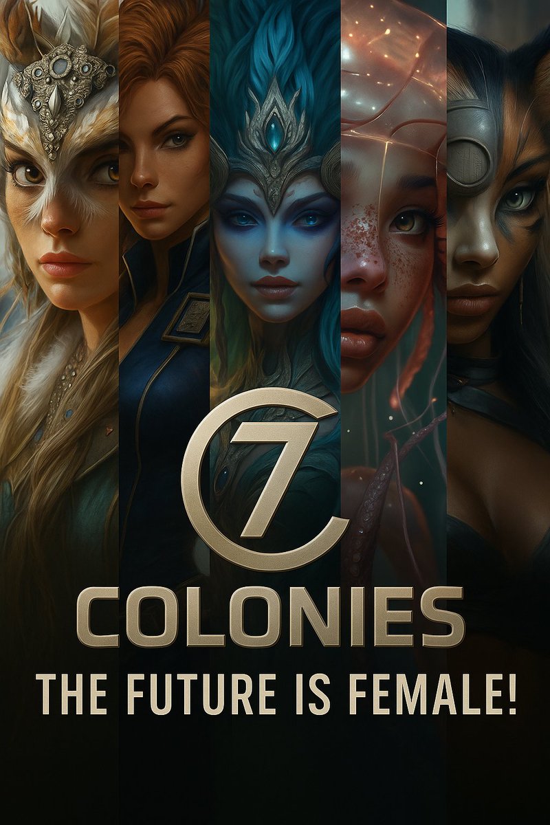 7Colonies's tweet photo. In the Universe of 7 Colonies ... The Future is Female !!!
#7Colonies #Indieauthors #RickLofton #Scifi #Fantasy #Afrofuturism #anime #newseries #comic #blackauthors #futurism #bookposter #Quillproductions https://t.co/yOj190crqe