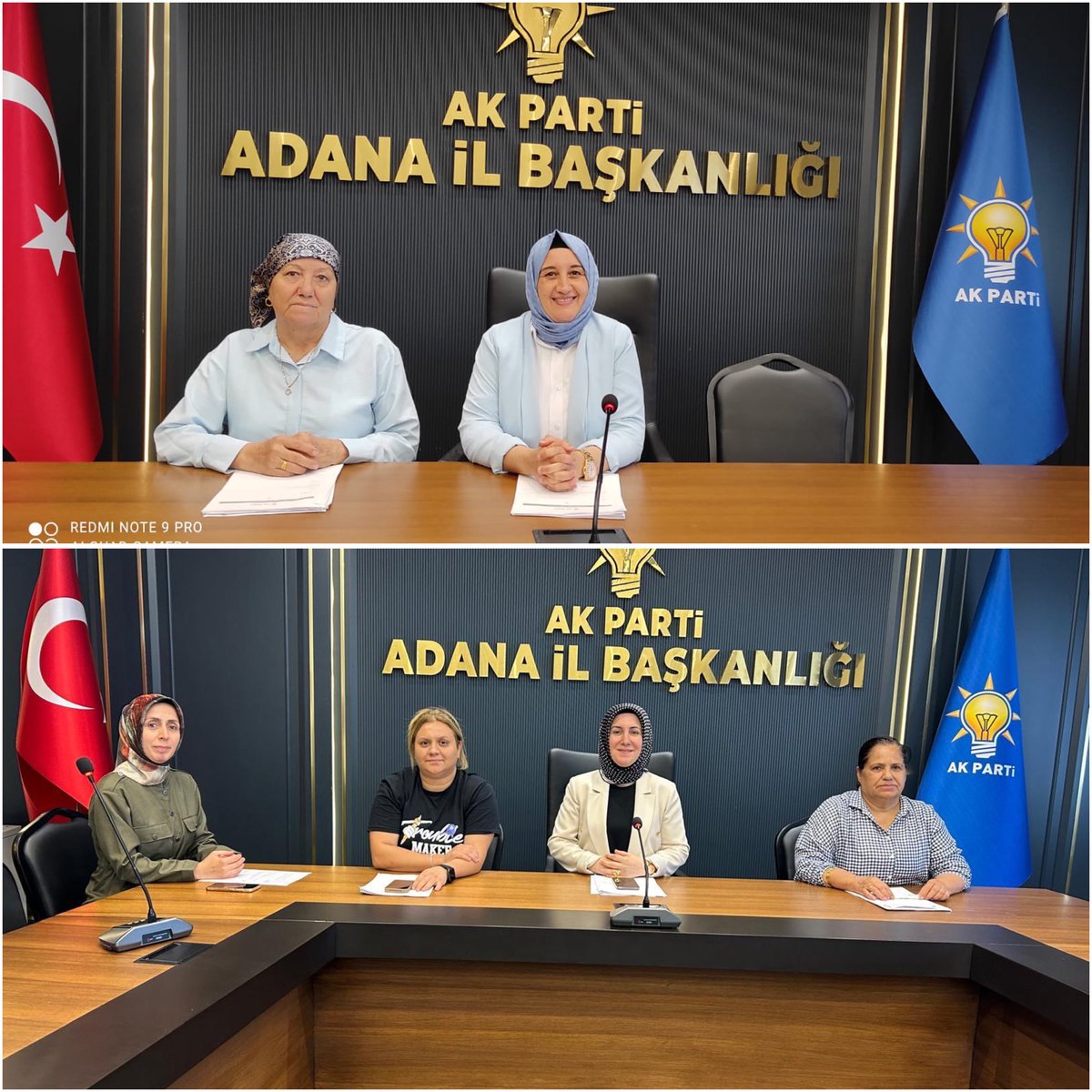 AK Kadın Adana (@akkadinadana) on Twitter photo AK Parti Adana İl Kadın Kolları olarak, bugünkü nöbetçi ekiplerimiz:
• Dış İlişkiler Başkanlığımız Gülper Pekdemir ve ekibi
• Sosyal Politikalar Başkanlığımız Sultan Kassap ve ekibi
Çayımız, kahvemiz hazır. Siz kıymetli hemşehrilerimizi bekliyoruz!
<a href="/RTErdogan/">Recep Tayyip Erdoğan</a>
<a href="/tugbaisikercan/">Tuğba IŞIK ERCAN</a> AK Parti Adana İl Kadın Kolları olarak, bugünkü nöbetçi ekiplerimiz:
• Dış İlişkiler Başkanlığımız Gülper Pekdemir ve ekibi
• Sosyal Politikalar Başkanlığımız Sultan Kassap ve ekibi
Çayımız, kahvemiz hazır. Siz kıymetli hemşehrilerimizi bekliyoruz!
<a href="/RTErdogan/">Recep Tayyip Erdoğan</a>
<a href="/tugbaisikercan/">Tuğba IŞIK ERCAN</a>