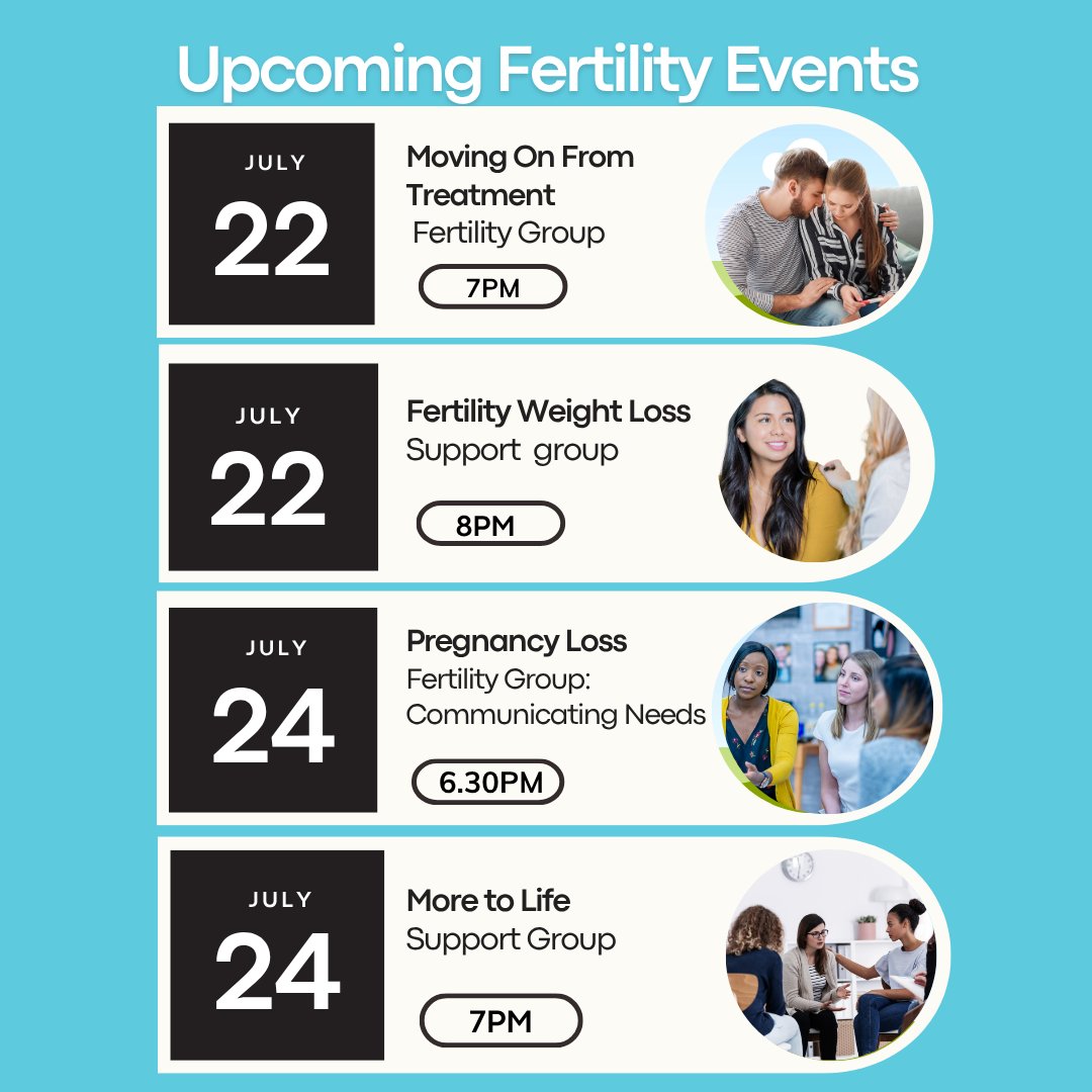 💙What's on this week at Fertility Network UK💛

🔗 Join a group: fertilitynetworkuk.org/access.../fert…
💌 For updates on upcoming events and support groups, follow us on social media and visit:
fertilitynetworkuk.org/acc.../events-…

#FertilitySupport #FertilityAwareness #YouAreNotAlone #FNUK