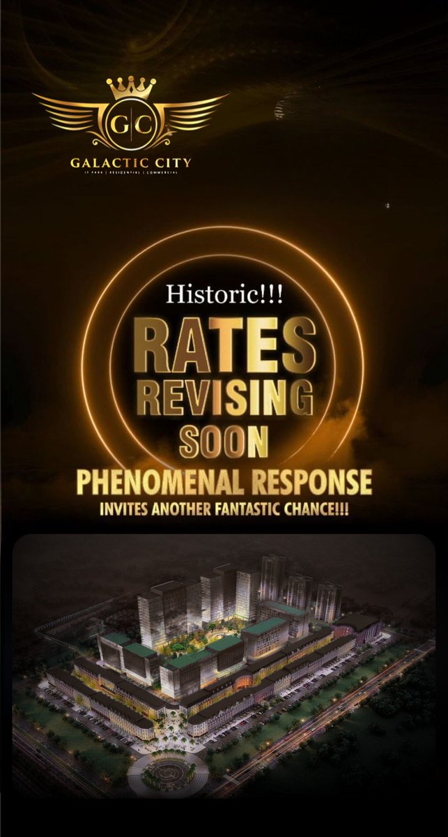 Pride_Developer's tweet image. Yamuna Expressway's iconic destination for Studio Apartments, Retail, Office Spaces & Commercial Plots.
Rates revising soon – book before the price hike!
#GalacticCity #YamunaExpressway #JewarAirport #RealEstateInvestment #StudioApartment #CommercialPlots #RealEstate #Noida #TPD
