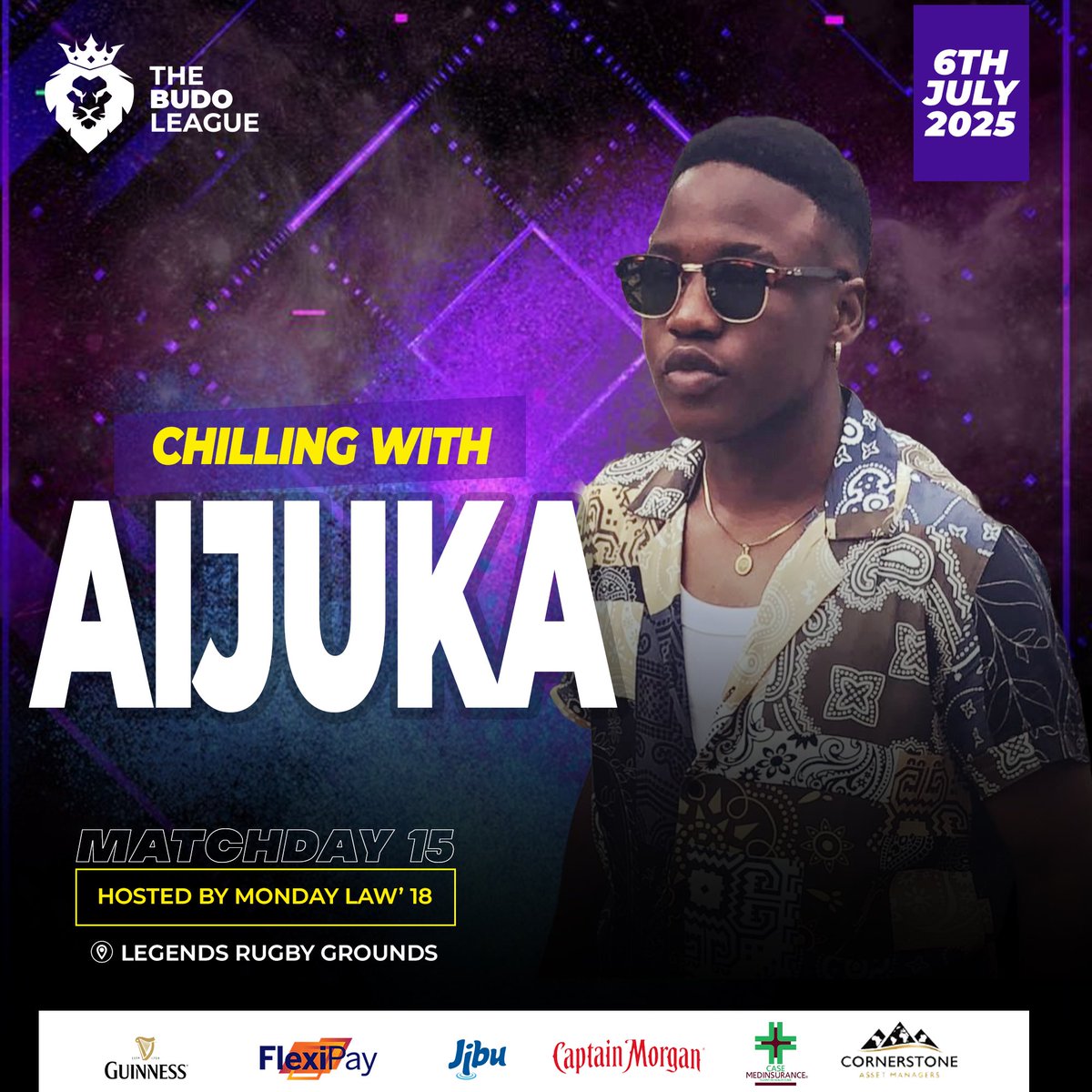The Budo League (@thebudoleague) on Twitter photo 2025 is our year already!๐
Come chill with <a href="/alvinaijukah/">Aijuka baby ๐</a> this Sunday at <a href="/LegendsKla/">Legends</a>, as we sign off with a bang.๐ฅ
Hosted by <a href="/MondayLawFC/">Monday Law</a>
#TBL8 | #FinalBend | #MangoPower 2025 is our year already!๐
Come chill with <a href="/alvinaijukah/">Aijuka baby ๐</a> this Sunday at <a href="/LegendsKla/">Legends</a>, as we sign off with a bang.๐ฅ
Hosted by <a href="/MondayLawFC/">Monday Law</a>
#TBL8 | #FinalBend | #MangoPower