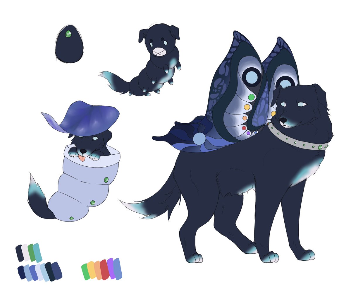 cyborgsheepie's tweet image. So I need to reopen like 2-3 more slots, sorry for the unexpected posting. I have one current one I need to start on but after that I will be able to work on other ones.
All pupalsona stages: $45
Final stage: $30
Examples below: