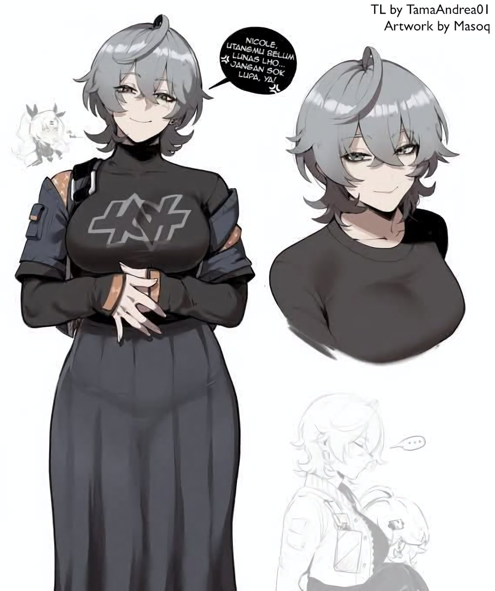 TamaAndrea01's tweet image. Sepertinya Wise versi cewek cukup menggoda juga 😋

Artist : @masoq095 

#ZenlessZoneZero #ZZZ #ZenlessZoneZeroFanart #Wise #proxy #Wisefemaleversion #MangaTranslation #otaku