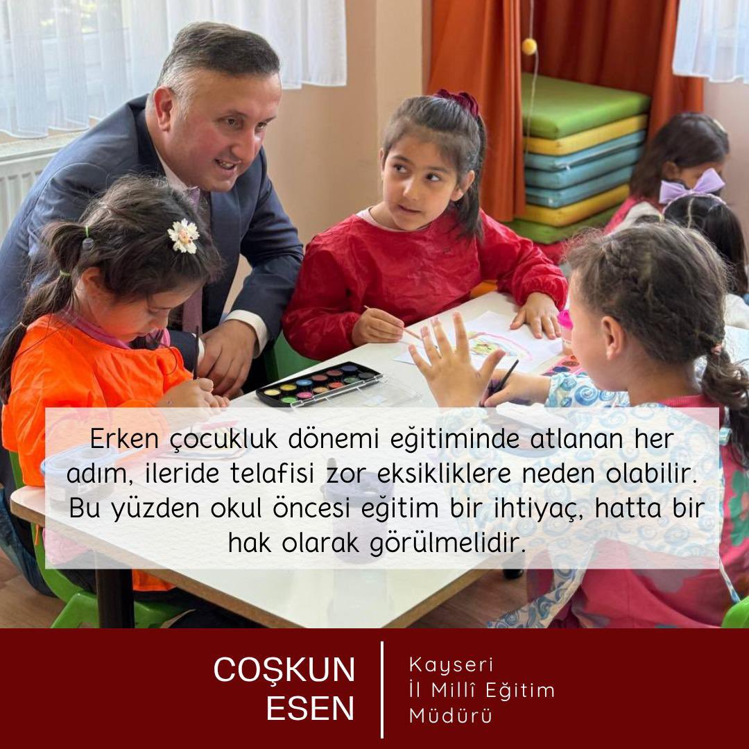 Erken çocukluk eğitimi…