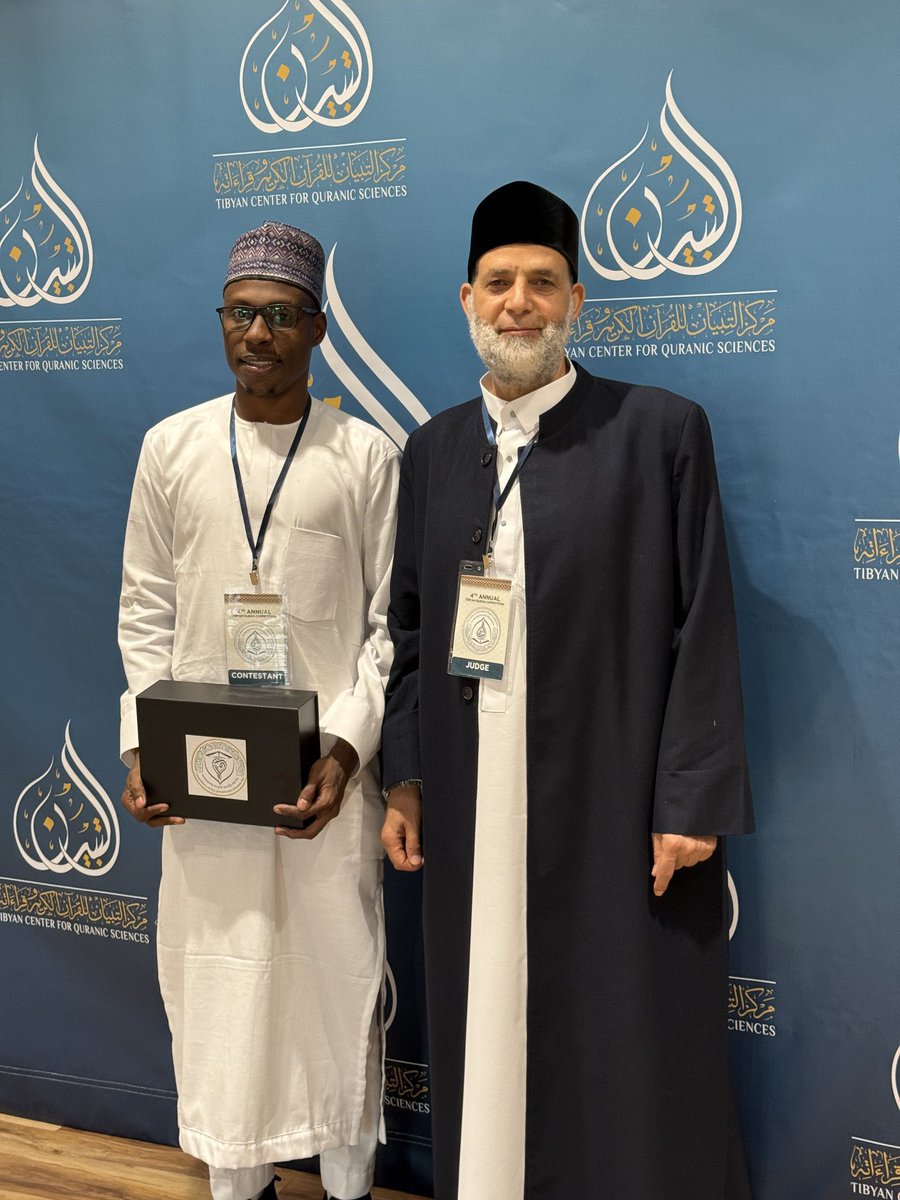 Kano Chronicle (@kanochronicle) on Twitter photo A proud moment.
Bashir Bature <a href="/BashirB_/">Bàshir Bàture</a> from Kano State is representing Nigeria at the International Qur’an Recitation Competition in the United States. A proud moment.
Bashir Bature <a href="/BashirB_/">Bàshir Bàture</a> from Kano State is representing Nigeria at the International Qur’an Recitation Competition in the United States.