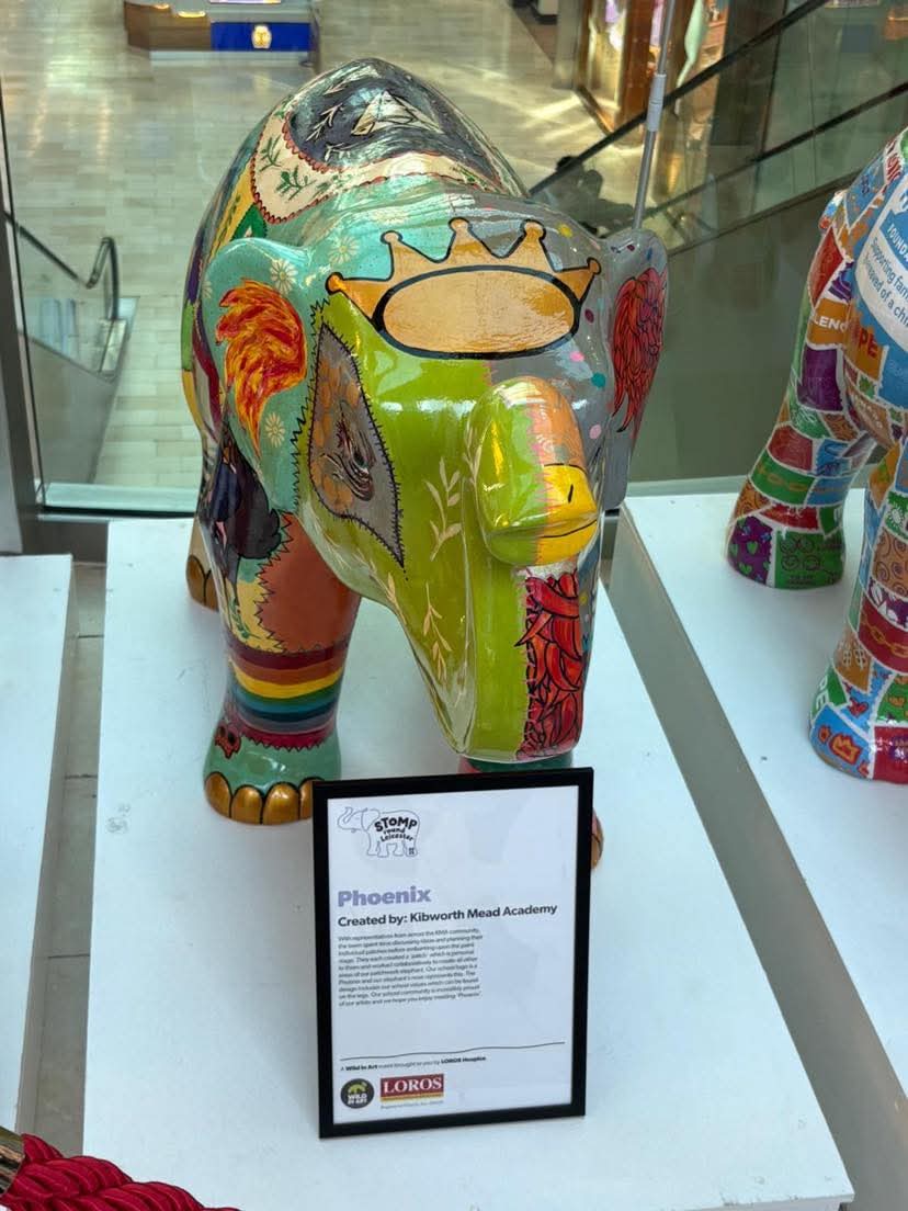 First sighting of our very own Phoenix out in the wilds. Any other sightings out there?   <a href="/Highcross/">Highcross</a>  #stomproundleicester <a href="/LOROSHospice/">LOROS Hospice</a>