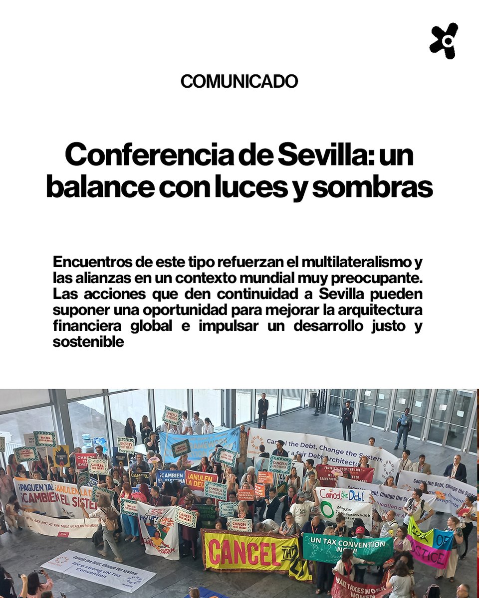 Conferencia de Sevilla: un balance con luces y sombras

El encuentro de Naciones Unidas en Sevilla finaliza con la aprobación del Compromiso de Sevilla, un documento que dista mucho de la ambición que el mundo necesita con urgencia.

coordinadoraongd.org/2025/07/confer…