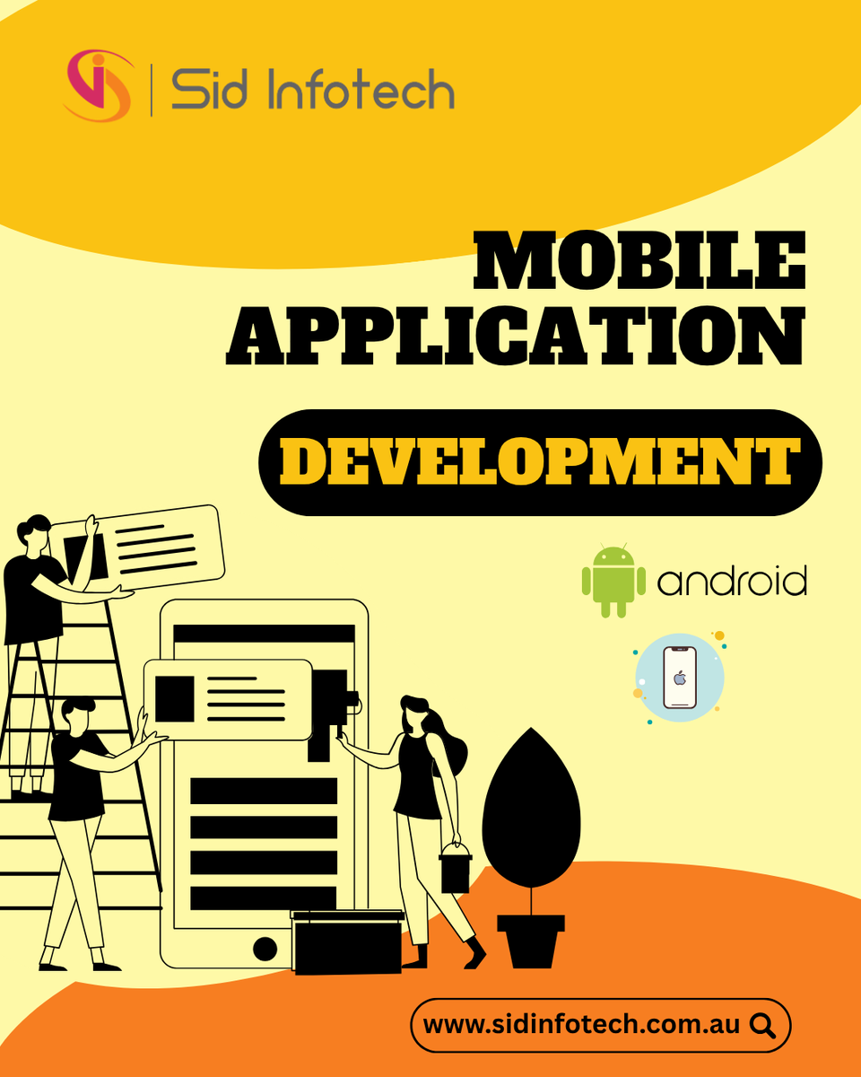 📱 Take your business mobile with powerful Android &amp; iOS apps!
From concept to launch, Sid Infotech builds apps that engage &amp; convert.
Start your digital journey today 👉 sidinfotech.com.au
#AppDevelopment #MobileApps #TechSolutions