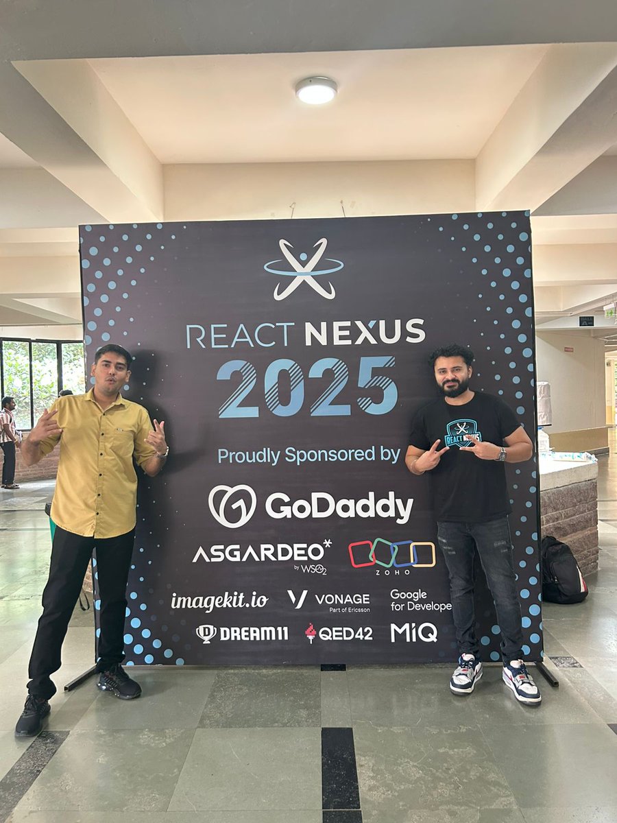 shloksri's tweet image. All set for Day 2 @ReactNexus 
#reactnexus2025