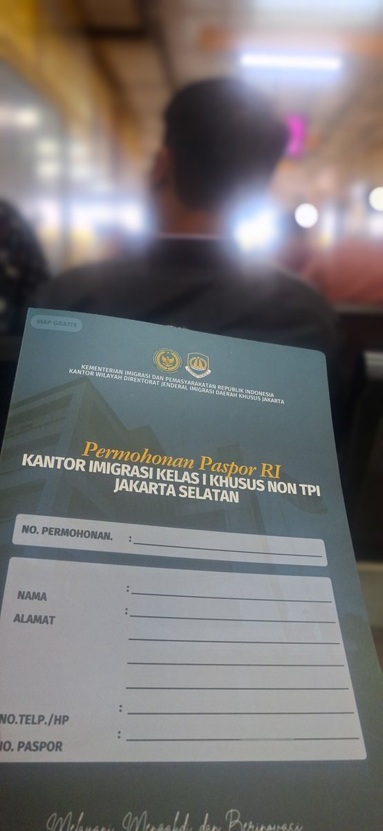 Qzella09's tweet photo. Thanks God 😍

#paspor #imigrasi #jakartaselatan https://t.co/ZNTkr96IFM