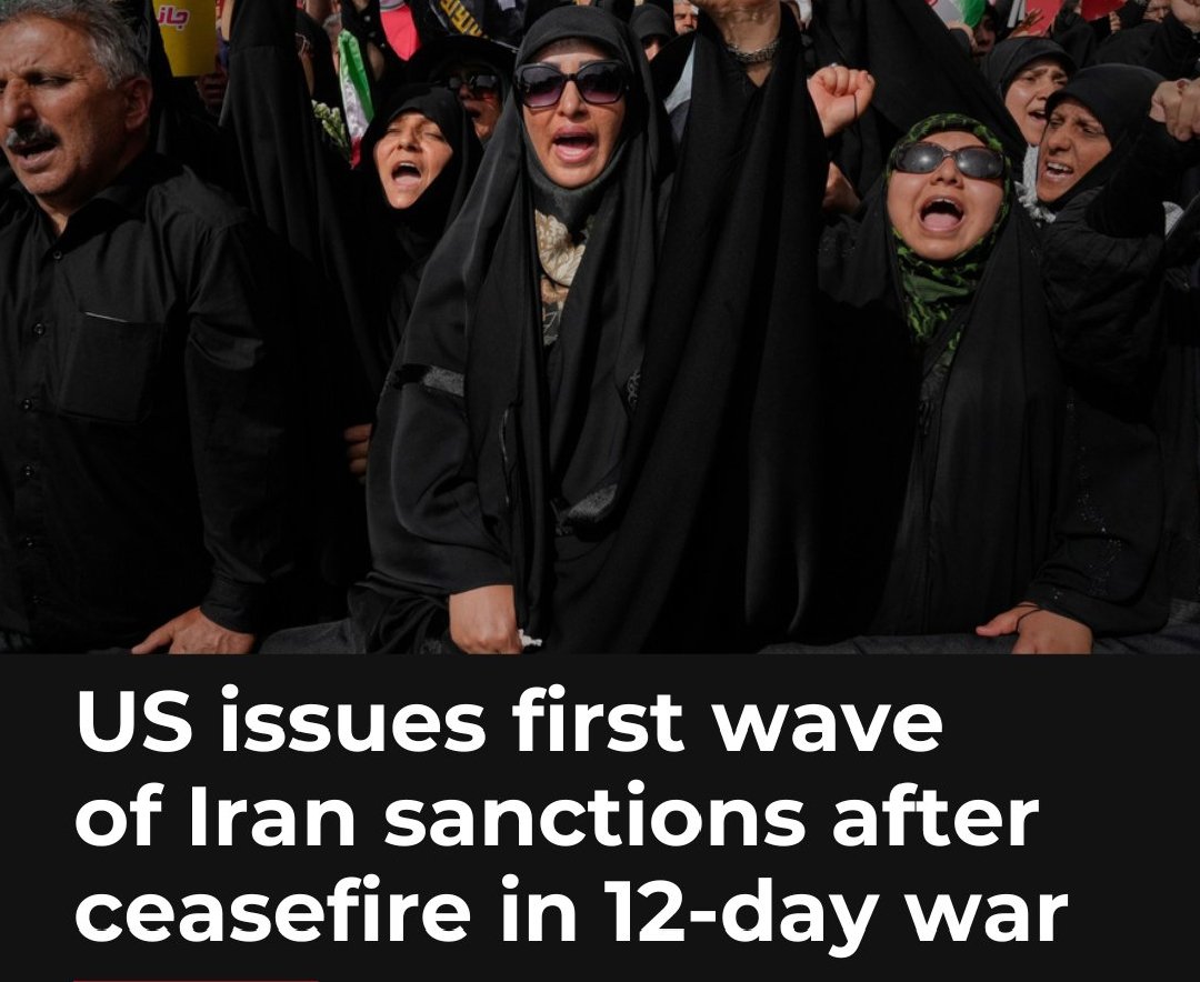 The US has imposed new sanctions on Iranian oil exports—the first since last month's ceasefire between Israel and Iran backed by Washington. #RUKIGAFMUpdates