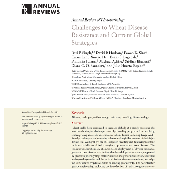 Frédéric Suffert (@wheatpath) on Twitter photo Challenges to #wheat disease resistance and current global strategies <a href="/AnnualReviews/">Annual Reviews</a> doi.org/10.1146/annure… Challenges to #wheat disease resistance and current global strategies <a href="/AnnualReviews/">Annual Reviews</a> doi.org/10.1146/annure…