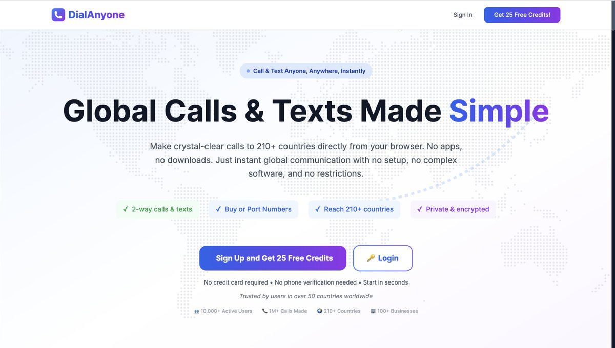 Dial Anyone tweet media