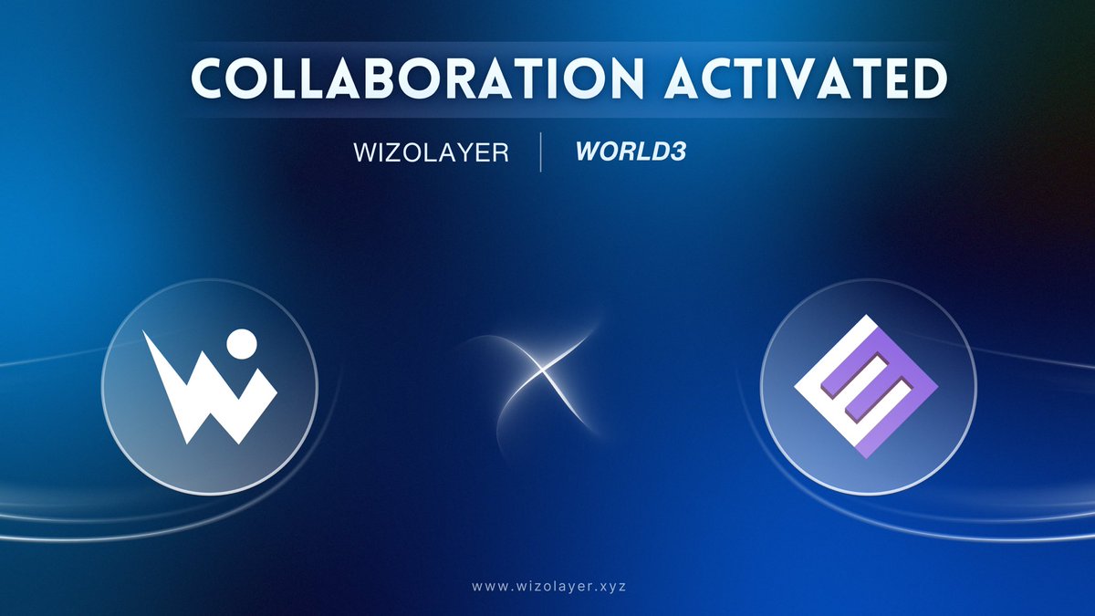 🌍 WizoLayer x WORLD3 — Official Partnership Announcement! 🤝

We’re excited to join hands with <a href="/WORLD3_AI/">WORLD3</a> — a next-gen ecosystem building powerful tools for the Web3 future.

This collaboration brings together two communities focused on decentralization, scalability, and