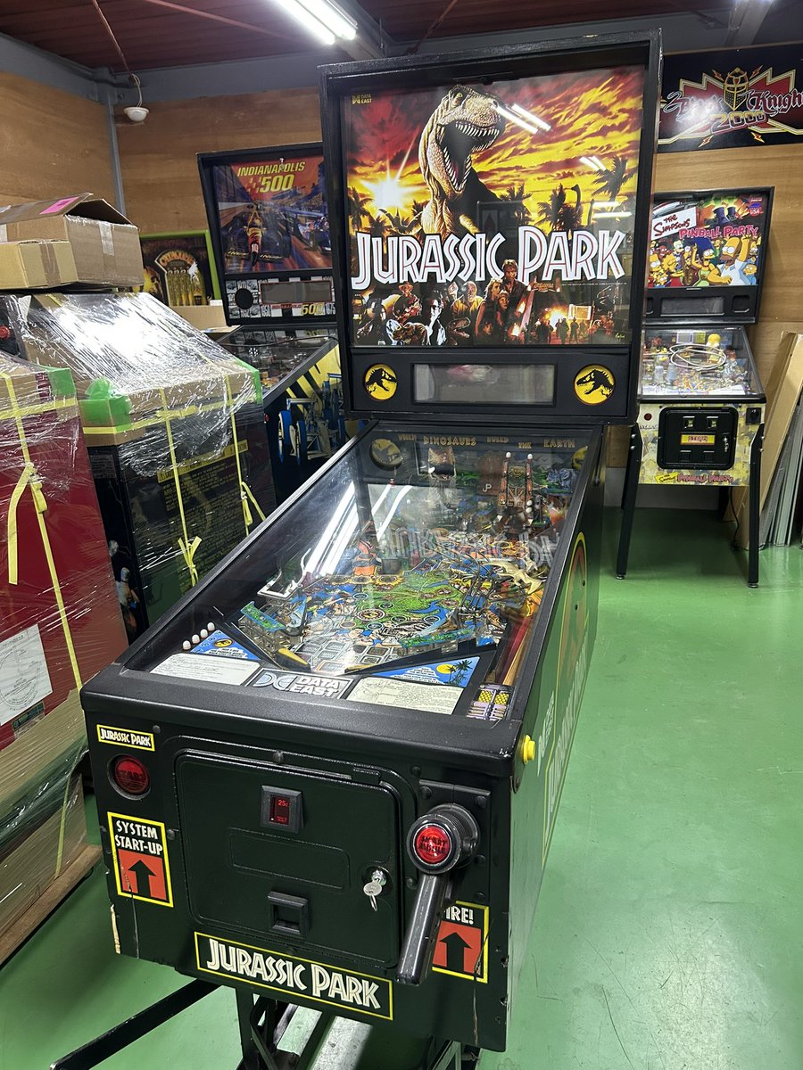 BK20004's tweet image. 次のレストアはDATA EAST 1993 Jurassic Park