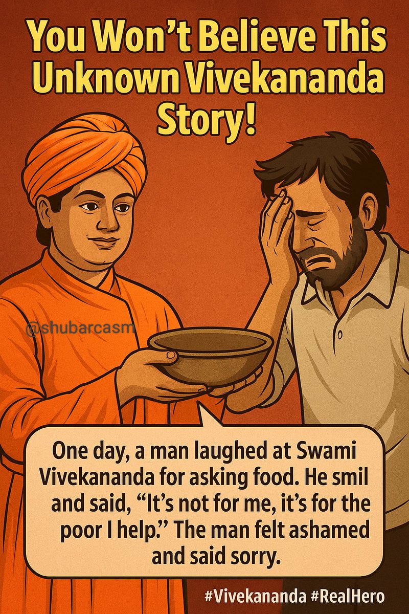 This One Vivekananda Story Will Change How You See True Greatness!
He didn’t argue. He didn’t get angry. He just made the world bow with kindness.
You won’t forget this moment.
#SwamiVivekananda