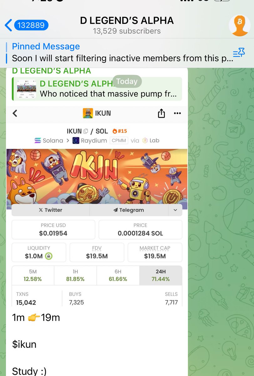 Before and after for $ikun  

My public free channel👉 t.me/LegendsAlphas

X19

Study:)