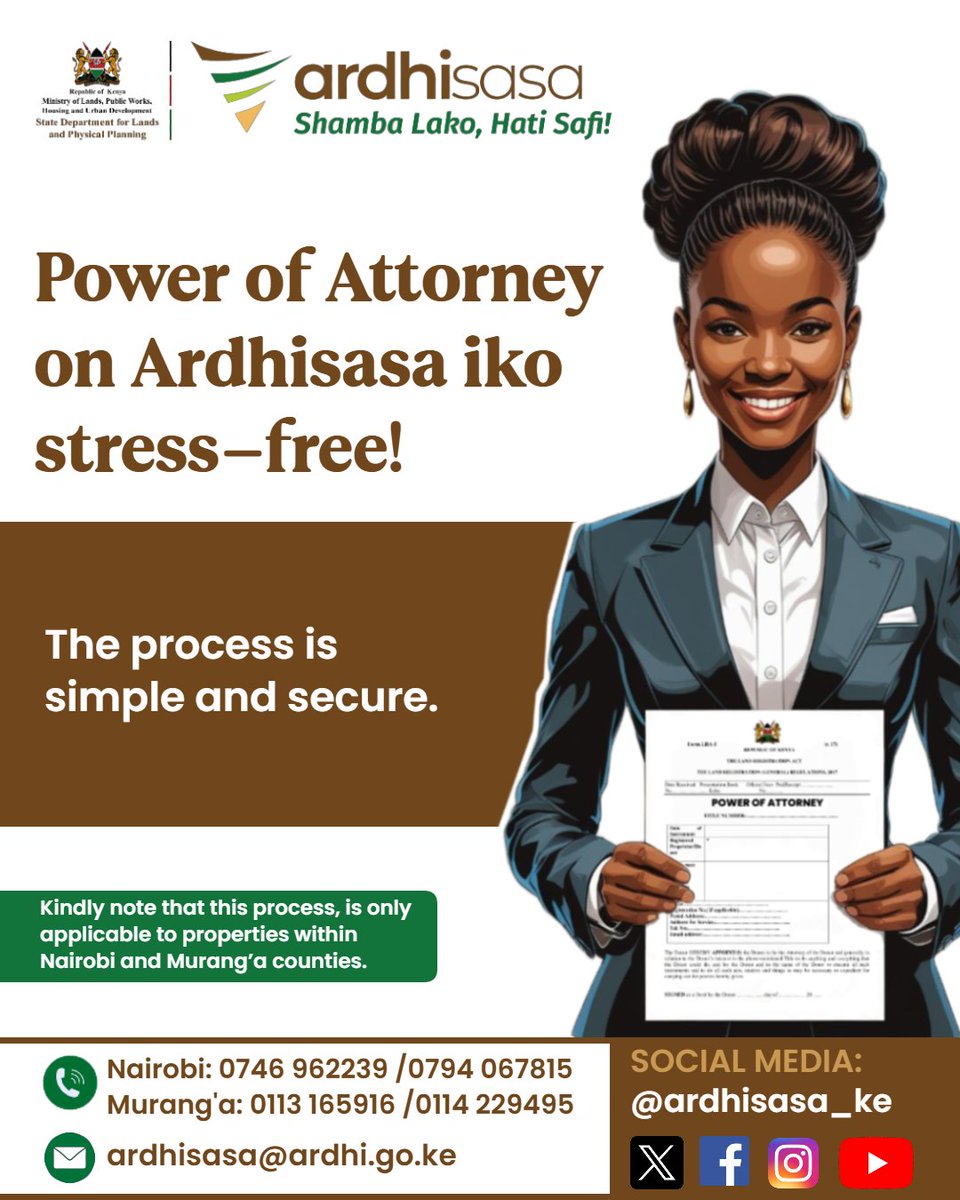 #ardhisasa #landdigitization #landmatters #shambalakohatisafi