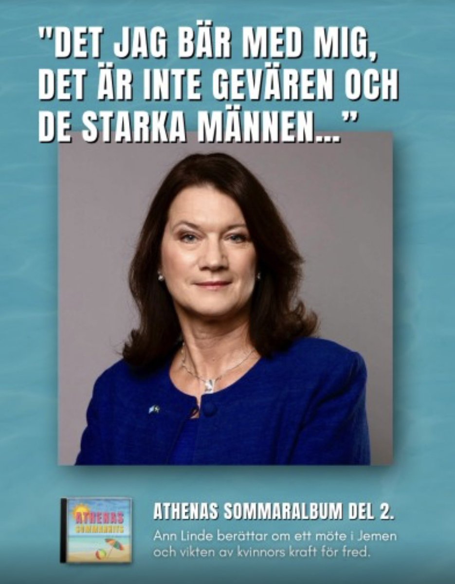 AnnLinde's tweet image. Ett litet sommarprat om när jag imponerades av kvinnorna i Jemen och hamnade på en bisarr middag med helstekt lamm och gevär högst upp på ett berg med en jemenitisk topp-politiker. Finns på athenas.se/blogg/athenas-…