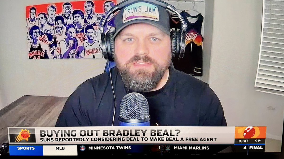 sunsgeek's tweet image. My good friend @DarthVoita from @BrightSideSun and @SunsJAM was on @azfamily with @MarkMcClune and the #TheExtraPoint podcast! Well done John!!! 👏 #Suns