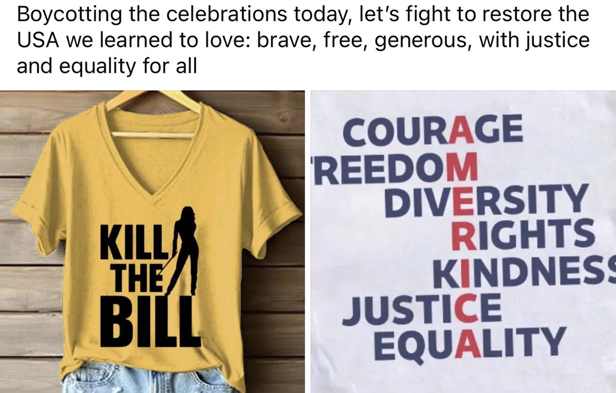 So many reasons to #killthebill and forego celebrations today. What is yours?