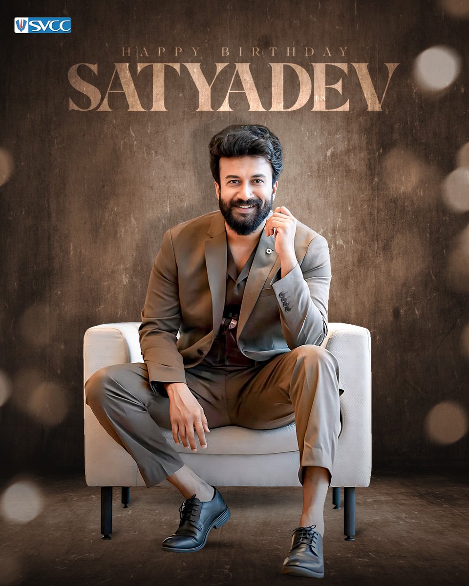 Wishing the versatile actor <a href="/ActorSatyaDev/">Satya Dev</a>, a very Happy Birthday! 🎉

May the year ahead be filled with love, success, and remarkable stories on screen. 🎬✨

#HappyBirthdaySatyaDev