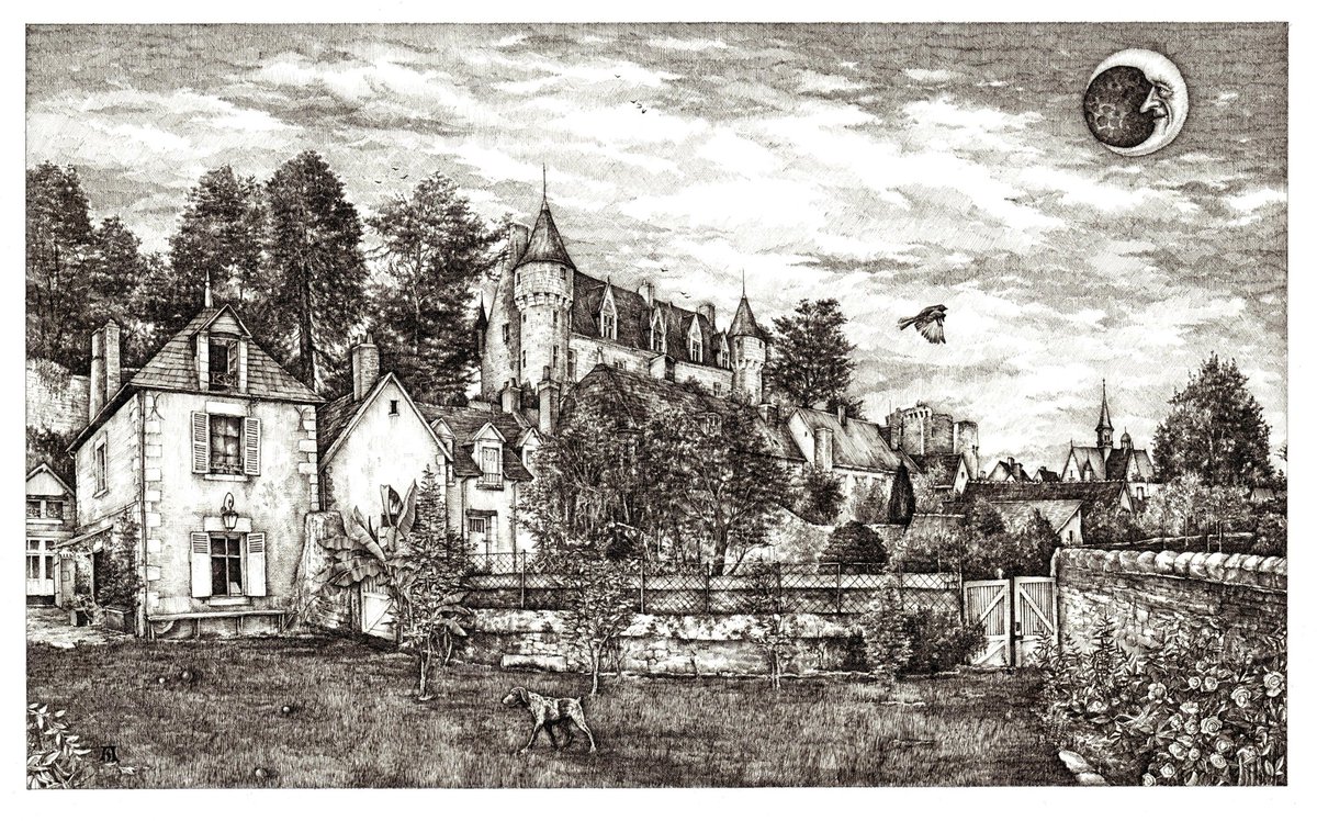 Montresor. July morning.

#drawing #july #panorama #valdeloire #dessin #inkdrawing #painting #art #arte #ArtistOnTwitter