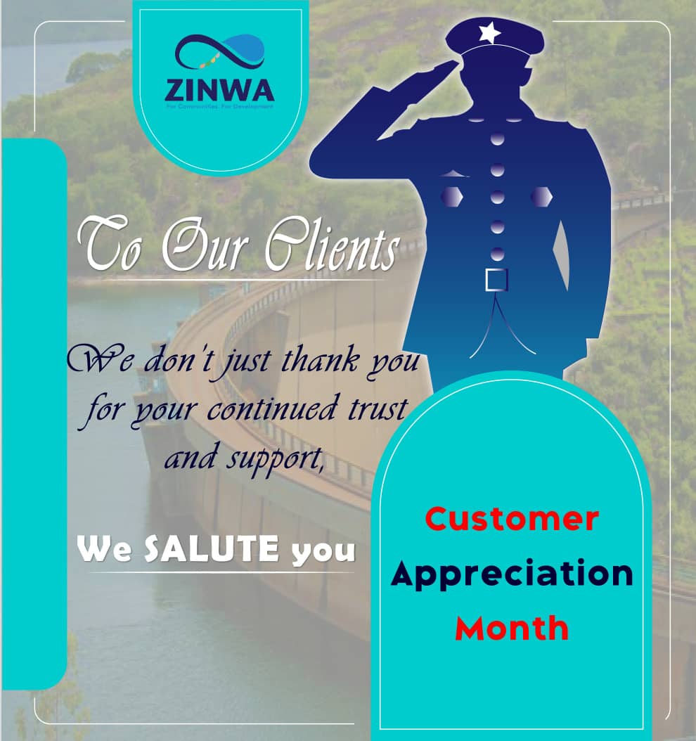 ZINWA (@zinwawater) on Twitter photo #ForCommunities
#ForDevelopment
#25yearsofservice
#CustomerAppreciationMonth
We have been here for the past 25 years, ensuring sustainable management of the nation's water resources. Our customers have been and remain our strength.
<a href="/MarjorieMu83949/">Marjorie Munyonga</a>
<a href="/MoLAFWRD_Zim/">MinofLands,Agric,Fisheries,Water&Rural Development</a>
<a href="/obertjiri/">Obert Jiri</a> #ForCommunities
#ForDevelopment
#25yearsofservice
#CustomerAppreciationMonth
We have been here for the past 25 years, ensuring sustainable management of the nation's water resources. Our customers have been and remain our strength.
<a href="/MarjorieMu83949/">Marjorie Munyonga</a>
<a href="/MoLAFWRD_Zim/">MinofLands,Agric,Fisheries,Water&Rural Development</a>
<a href="/obertjiri/">Obert Jiri</a>