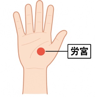 猛暑が続いています。水分補給・休憩に加えて、熱中症予防に「労宮（ろうきゅう）」という手のひら中央のツボを押すのもおすすめ！気分がすっきりします✨無理せず、体調管理を心がけましょう。