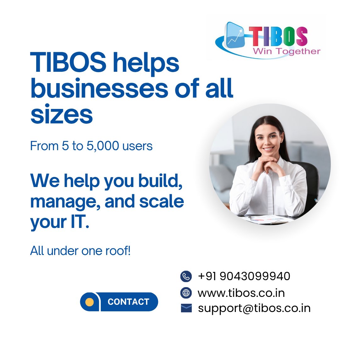 TibosSolutions's tweet image. 🏢 From 5 to 5,000 users

Tibos helps businesses of all sizes build, manage, and scale their IT.

Cloud | Infra | Voice | Security | Support

All under one roof.

#MSP #ITSupportIndia #TibosTech #TechSolutions #Microsoft365 #CloudServices #Chennai #DigitalTransformation