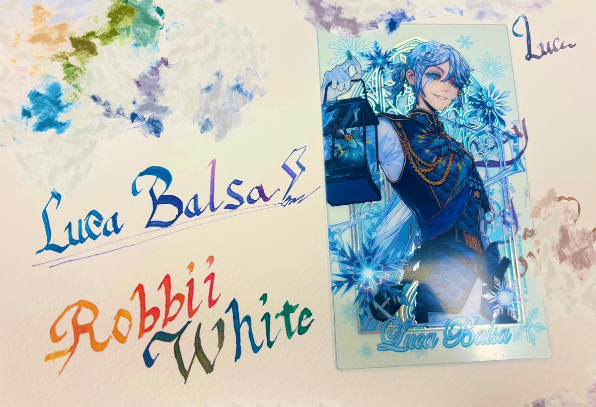 ｶﾘｸﾞﾗﾌｨの練習したので推しの名前で写経